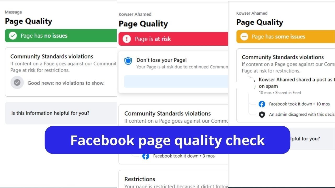 How To Fix Facebook Page Quality Violations The Help Post